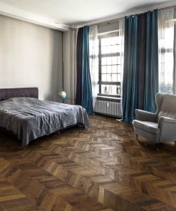 dark brown flooring