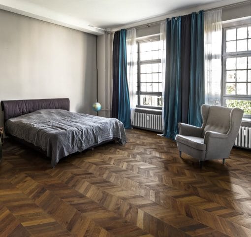 dark brown flooring