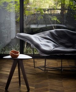 dark brown wood flooring