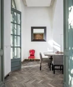 grey wood flooring