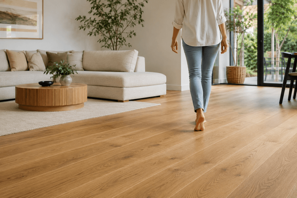 how to make wooden floors less slippery